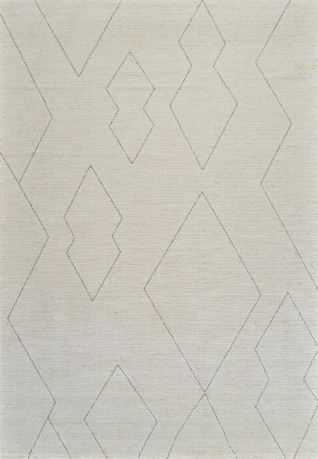 Rug Branch Aila 8' x 11' (7'10" x 10'10") Beige/Cream Linear Geometric Indoor Area Rug, Modern, M... | Amazon (CA)