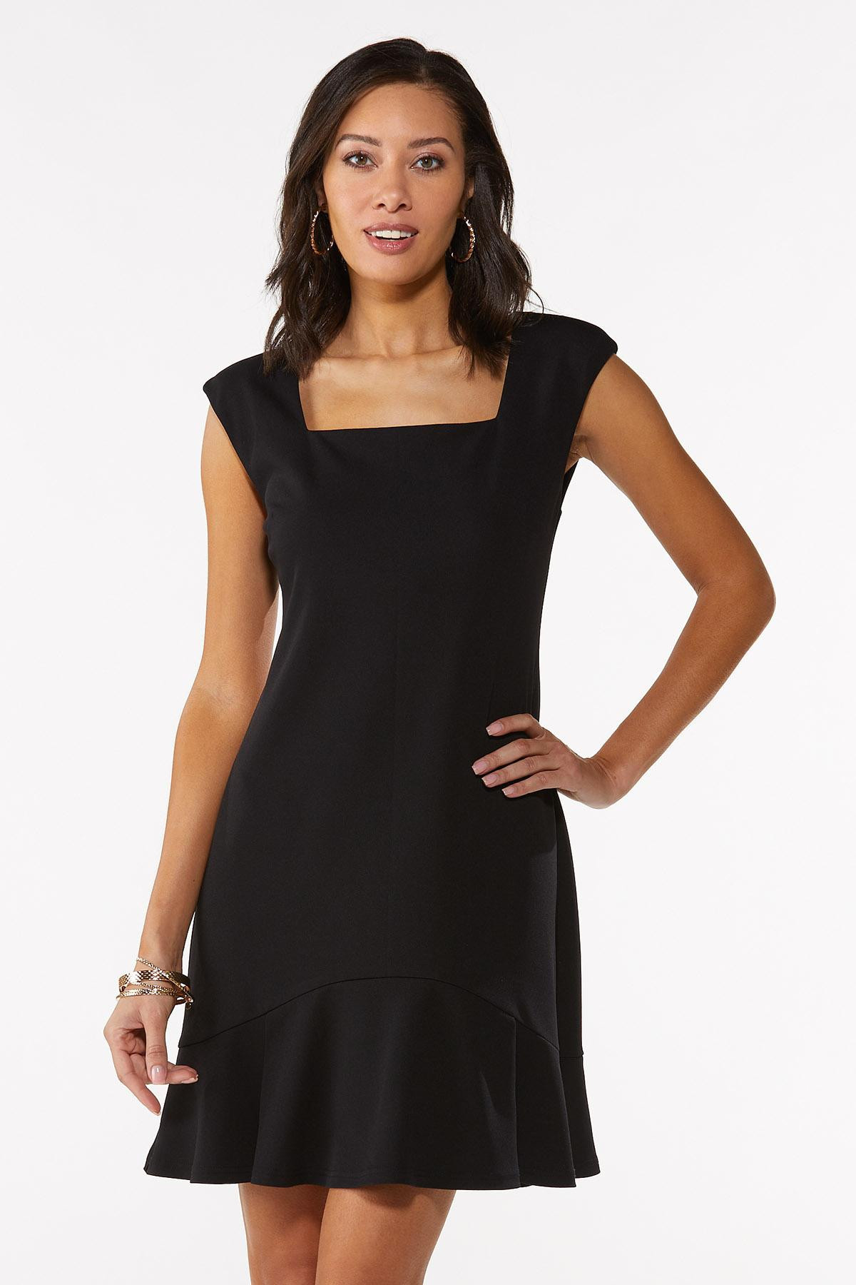 Flounced Sheath Dress | Cato Fashions