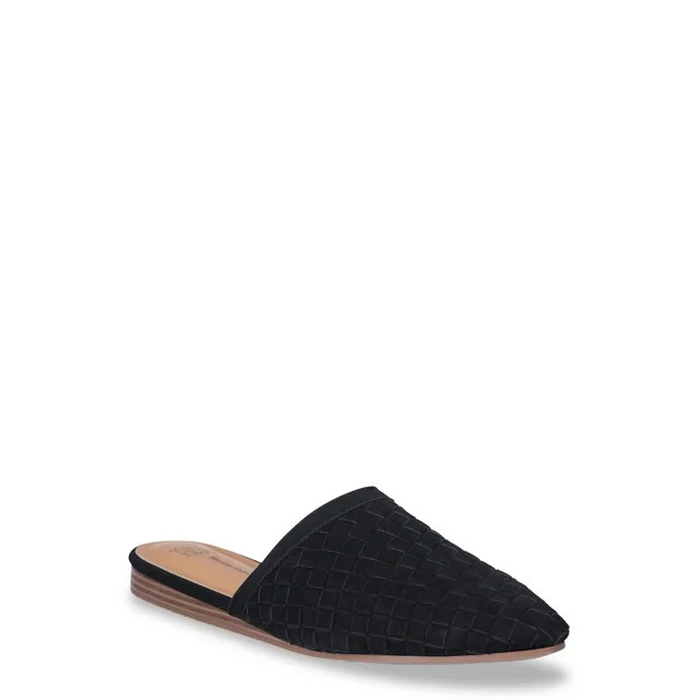 Time and Tru Women's Woven Slip On Mules | Walmart (US)