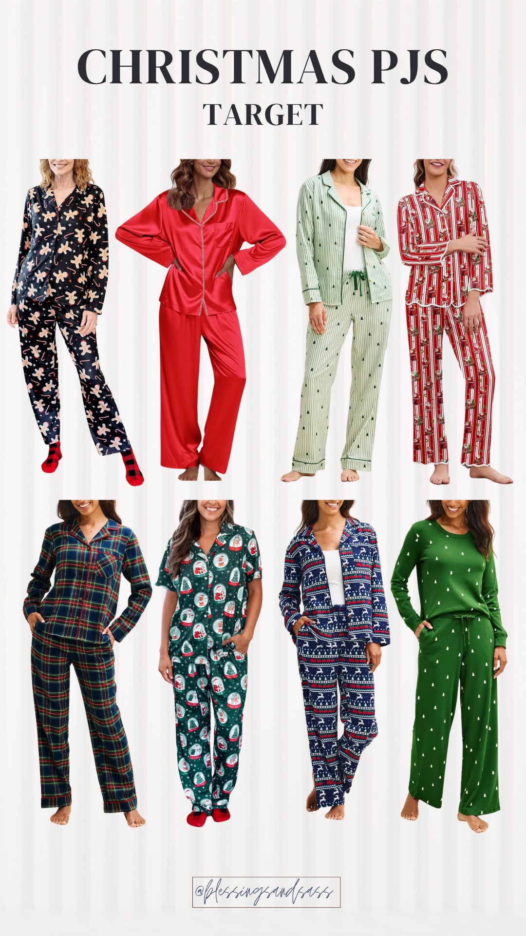 More Christmas pajamas because I couldn’t pick just one set! 🎄 Target has everything from classic plaid to gingerbread prints and festive stripes.

 Target Christmas pajamas, holiday PJs, festive pajamas, matching Christmas pajamas

#LTKSeasonal