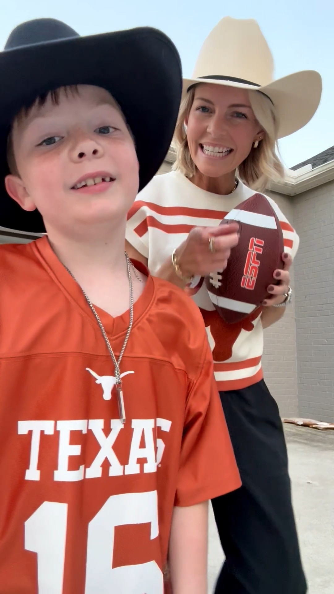 my sweater tank is Queen of Sparkles from a year ago. I’ve linked a few similar ones, they are all so good! I’m wearing an XS and my boys in youth Small. Hook ‘em!! 

#LTKPetite #LTKKids #LTKFamily