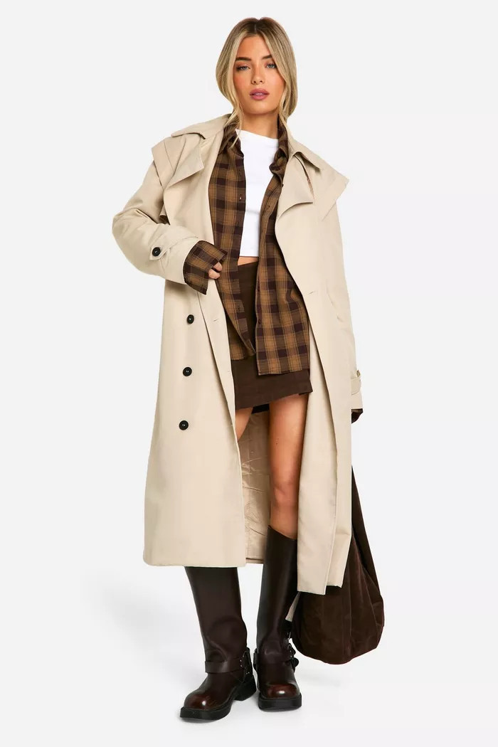 Oversized Flannel Shirt | boohoo (US & Canada)