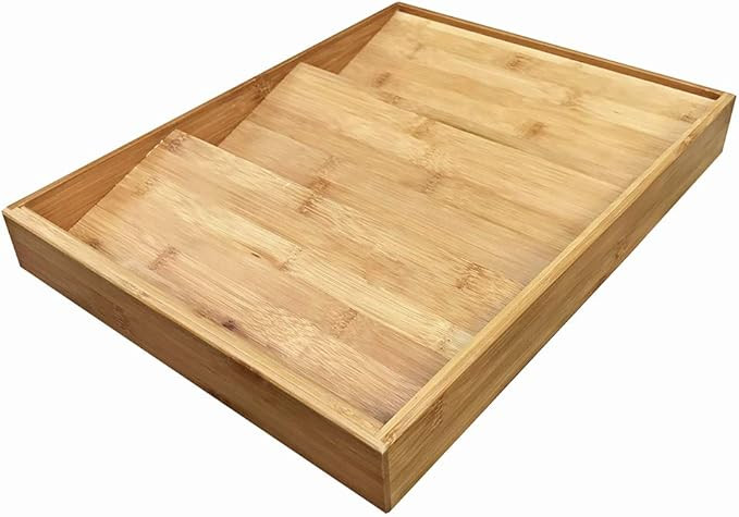 Simhoo Bamboo Spice Rack in-Drawer Kitchen Cabinet Spice 18 Bottle Holder for Storage/Organizer 3... | Amazon (US)