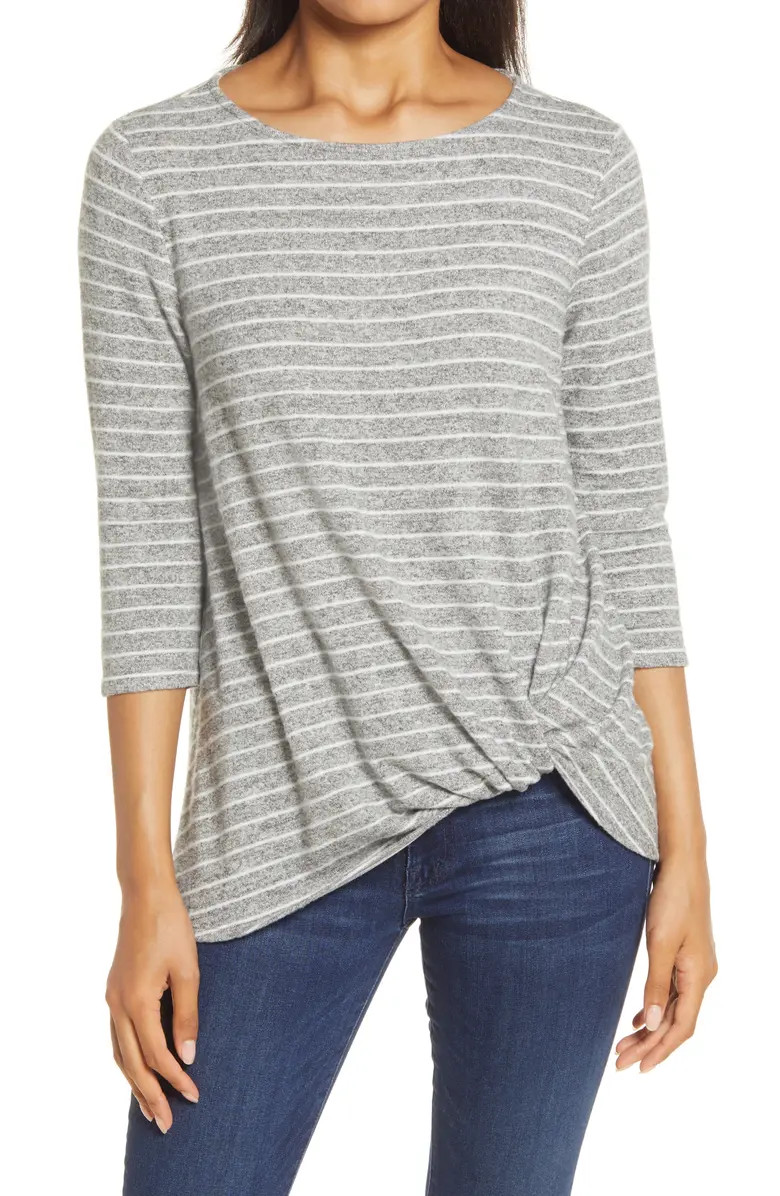 Cozy Twist Front Pullover | Nordstrom