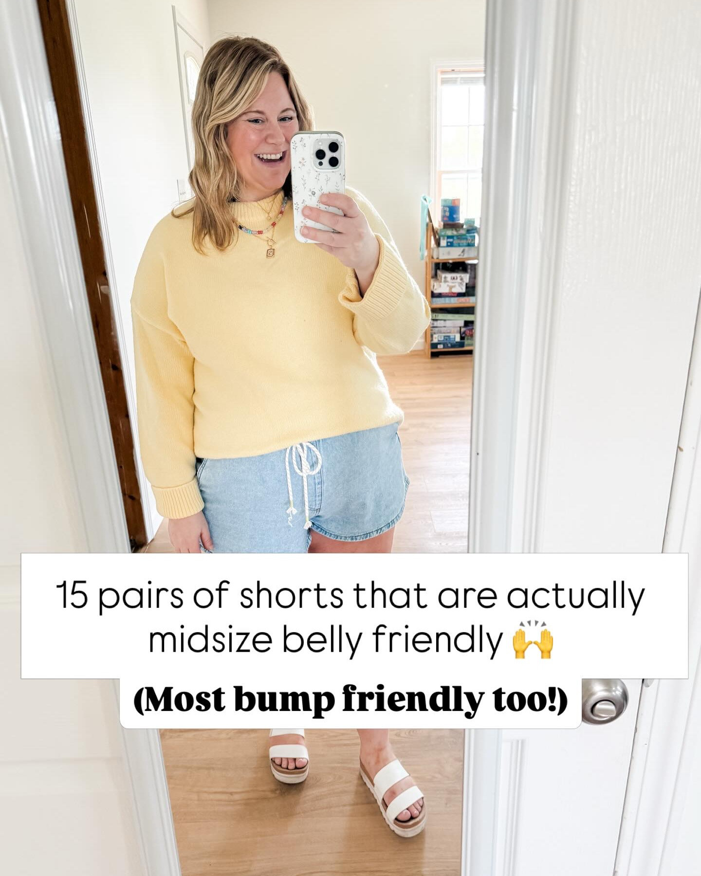 It can be so hard to find good shorts but I’ve been loving these ones!! If you carry weight in your belly like me these would be worth a try 🙌

Comment FIFTEEN & I’ll send you the links to all of them!

The first 11 are bump friendly, as well as 13 & 15! I wanted to include a few that aren’t (at least for me anymore at almost 35 weeks) because they’re ones I loved last year and I highly recommend if you’re not pregnant!!

#midsizestyle #midsizeshorts #bellyfriendlyshorts #bumpfriendlyshorts #momshorts