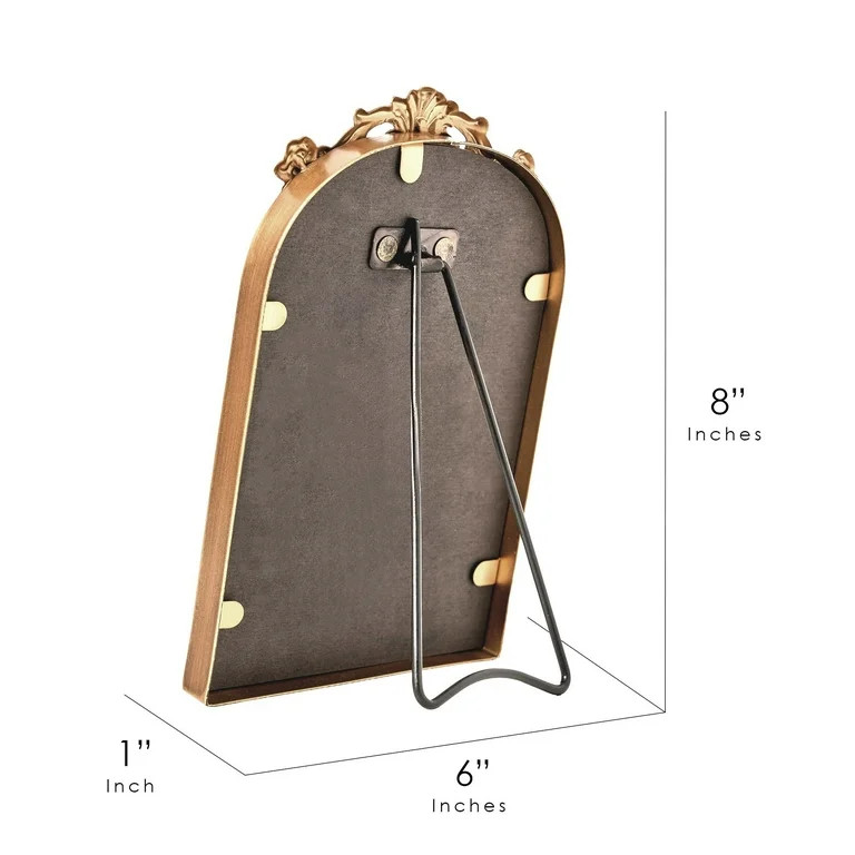 Home Decor Collection Filigree Tabletop Floral Art, Vintage-Inspired Ornate Frame with Botanical ... | Walmart (US)