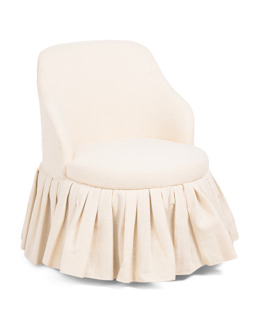 22x30 Kiki Pleated Skirt Accent Chair | TJ Maxx