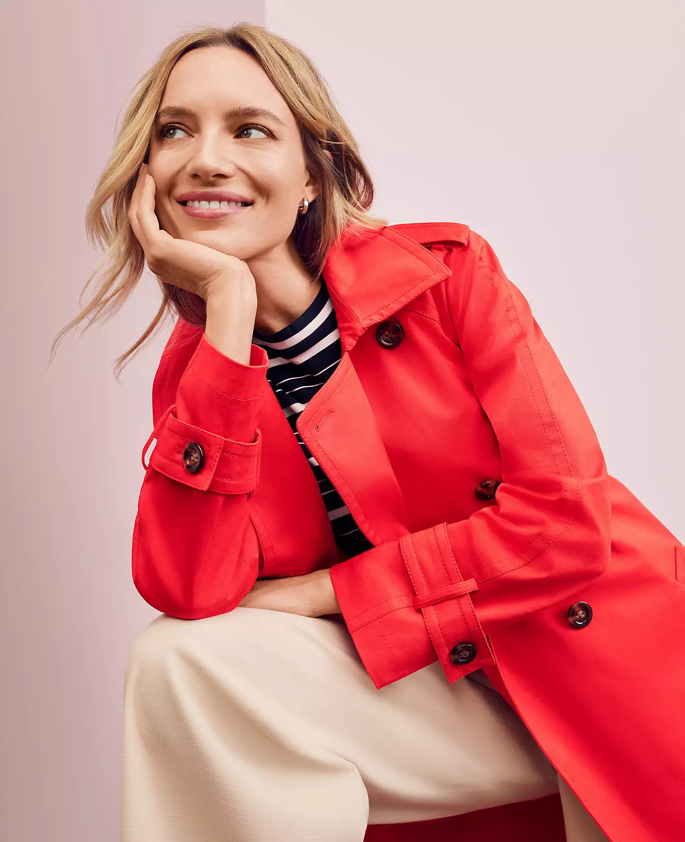 Twill Trench Coat | Ann Taylor (US)
