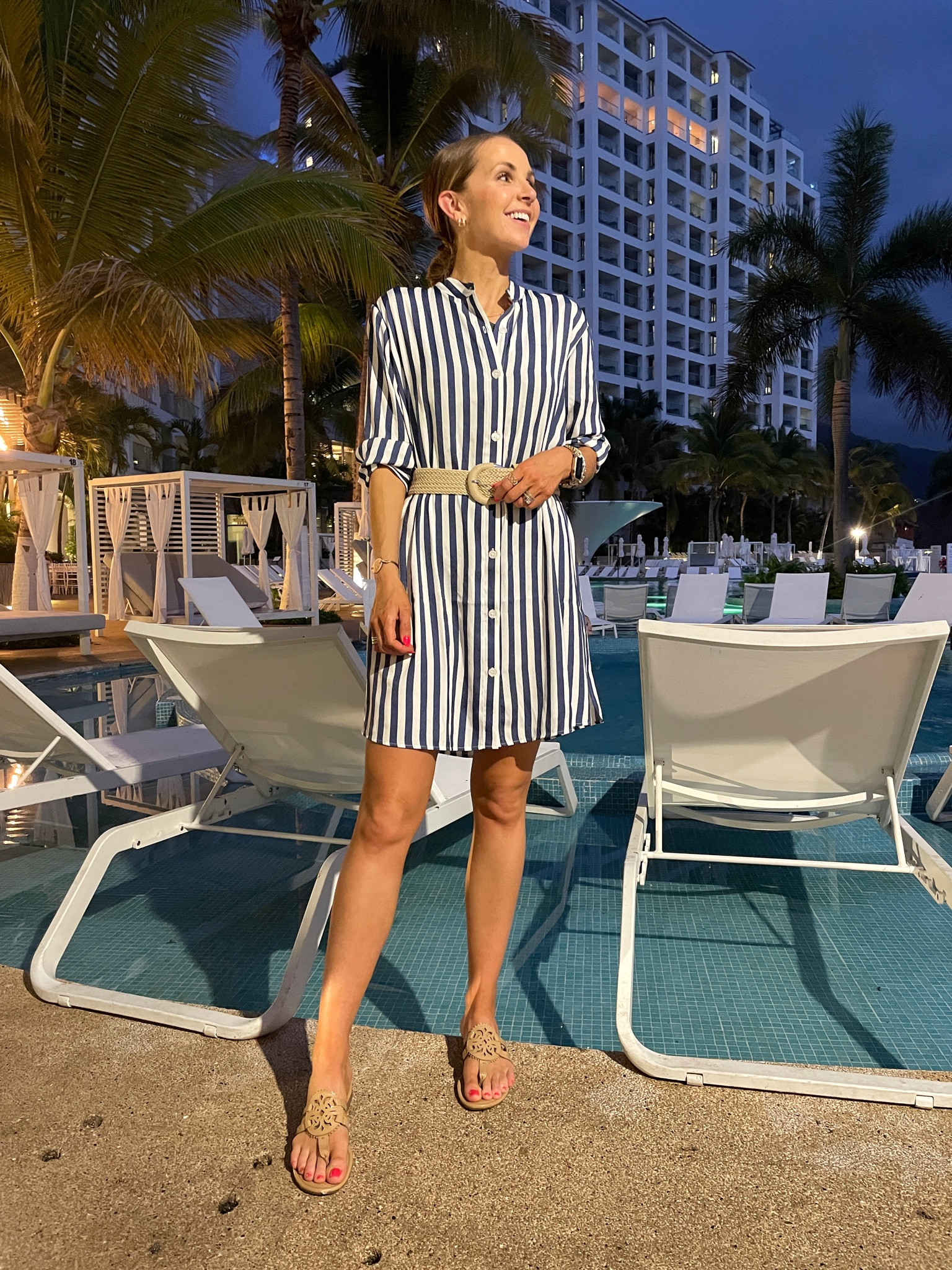 First night in Mexico ❤️ wearing size small in the coverup and size 4 in the swimsuit 