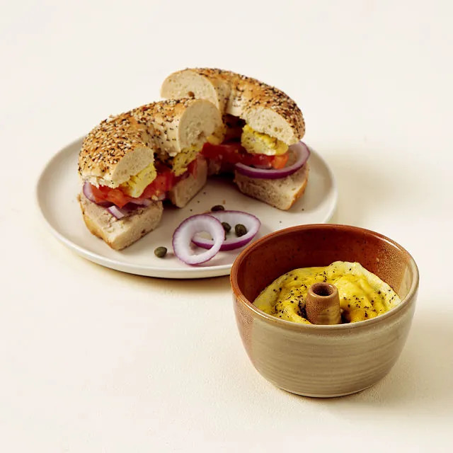 Egg on a Bagel Maker | UncommonGoods