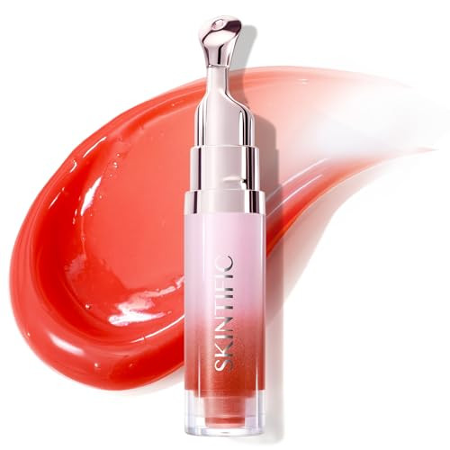SKINTIFIC Brightening Lip Serum, Hydrating & Plumping (15U Juicy Peach) | Amazon (US)