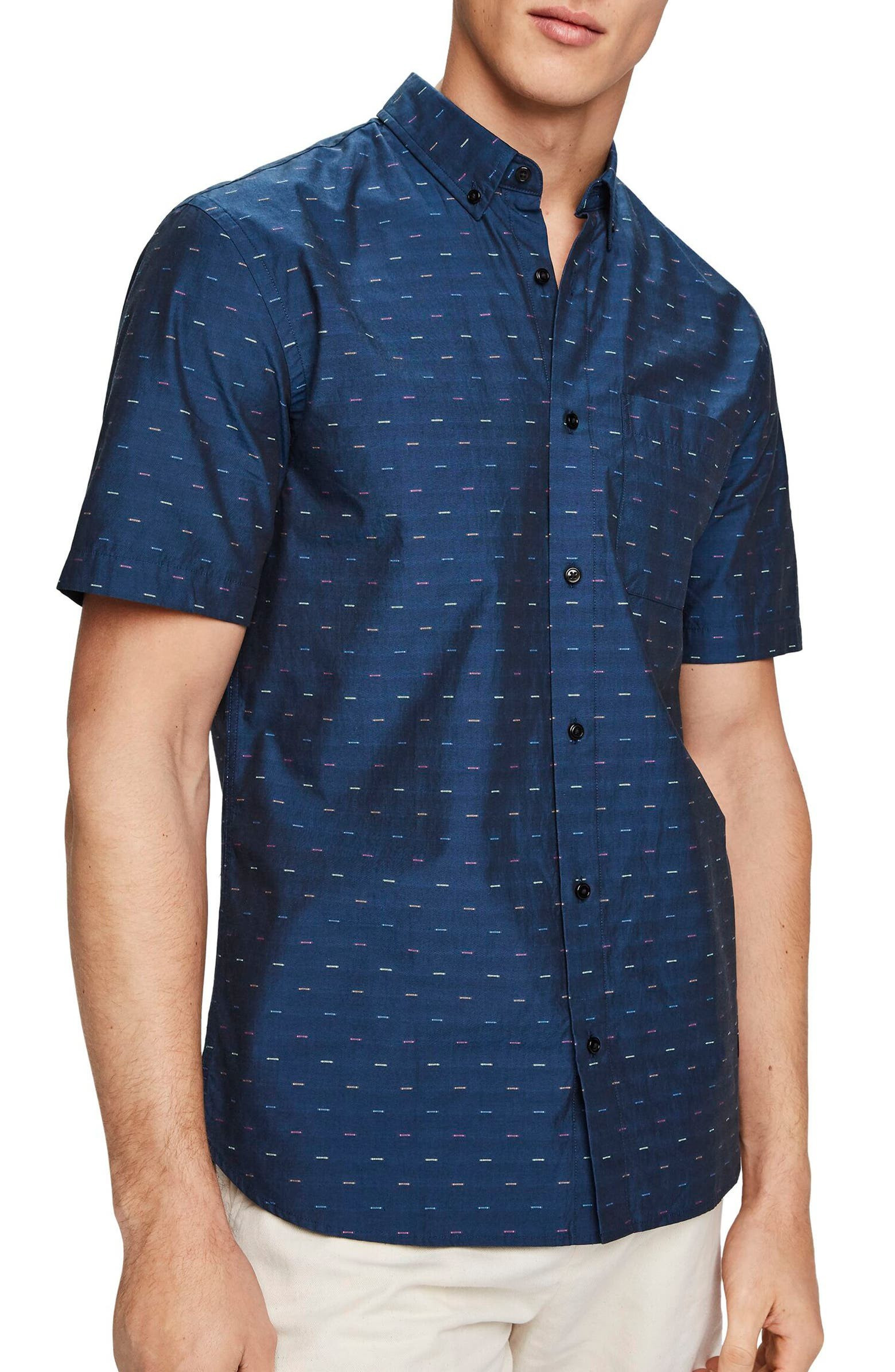 Regular Fit Short Sleeve Button-Down Shirt | Nordstrom