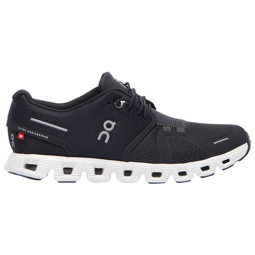 On Womens On Cloud 5 - Womens Running Shoes White/Black Size 9.5 | Champs Sports