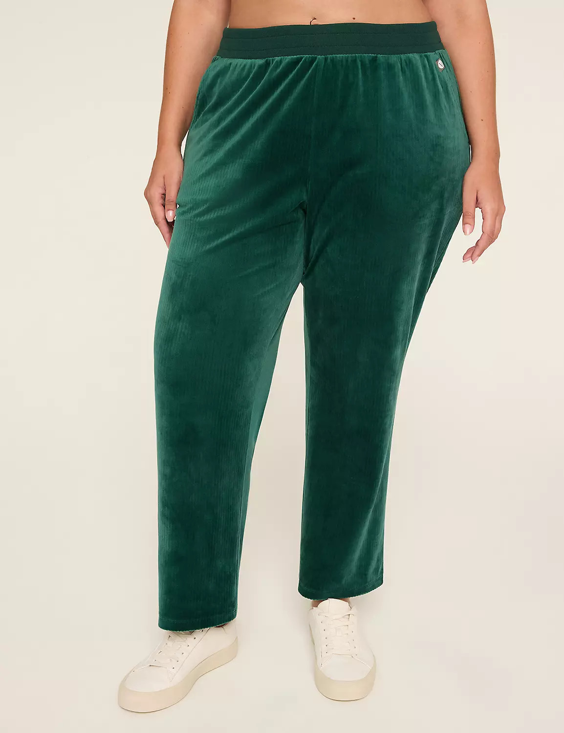 LIVI Rib Velour Straight Leg Pant | Lane Bryant (US)