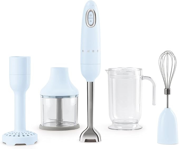 Smeg HBF02PBUS Hand Blender, One Size, Pastel Blue | Amazon (US)