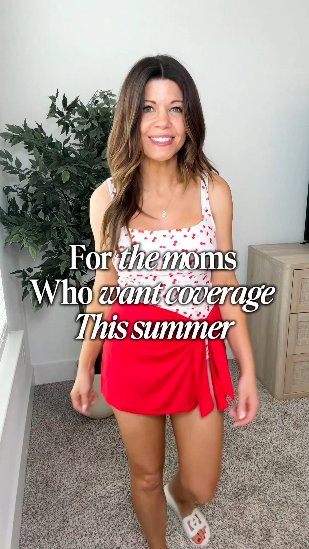 For all my moms who want to feel confident at the beach this summer 🏖️
The attached tie wrap 🙌🏻 This suit comes in so many color options and is perfect for chasing around kids at the pool or beach! I’m wearing a size Small!

#LTKmomlife