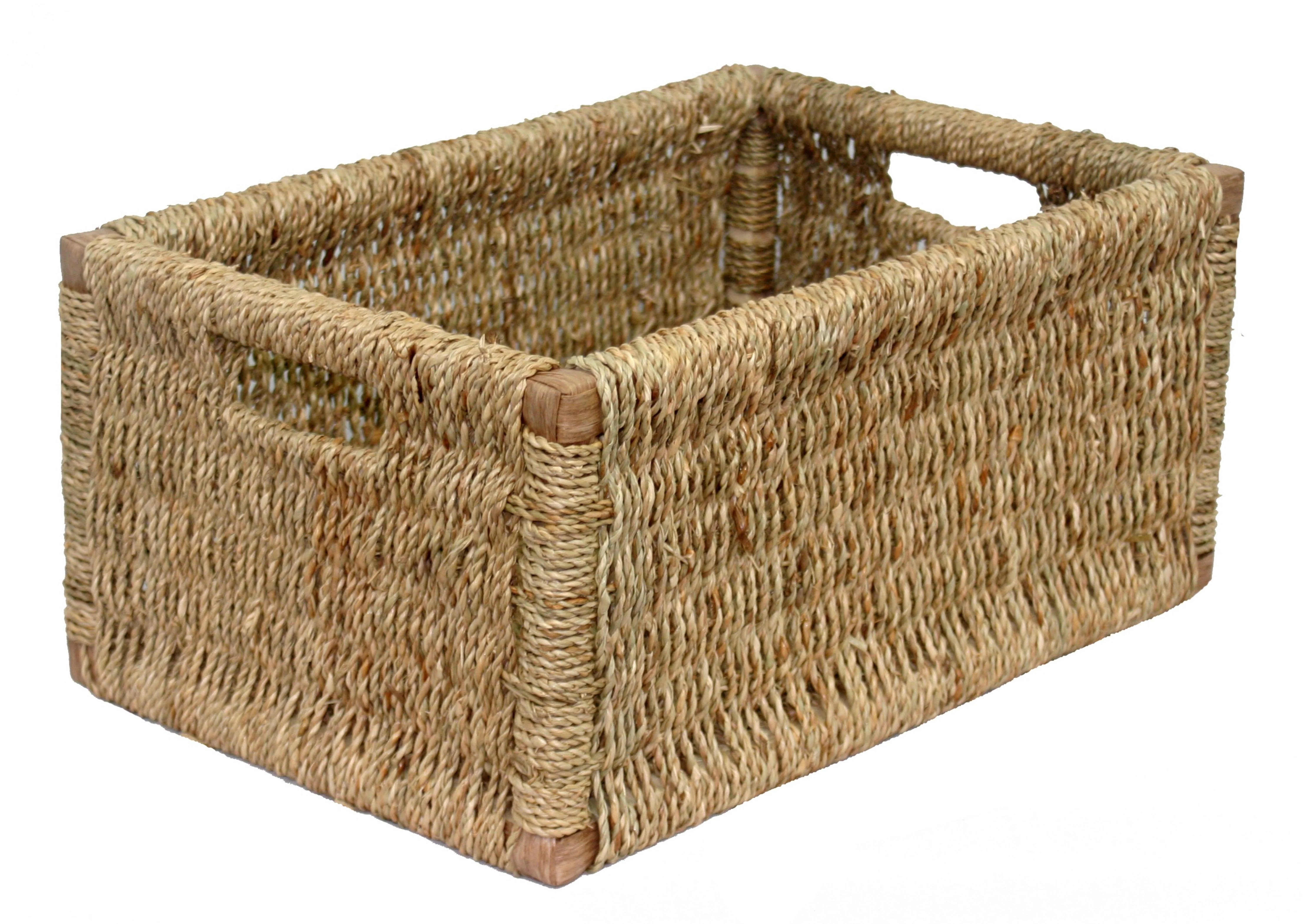 Wicker Seagrass Storage Basket | Wayfair UK