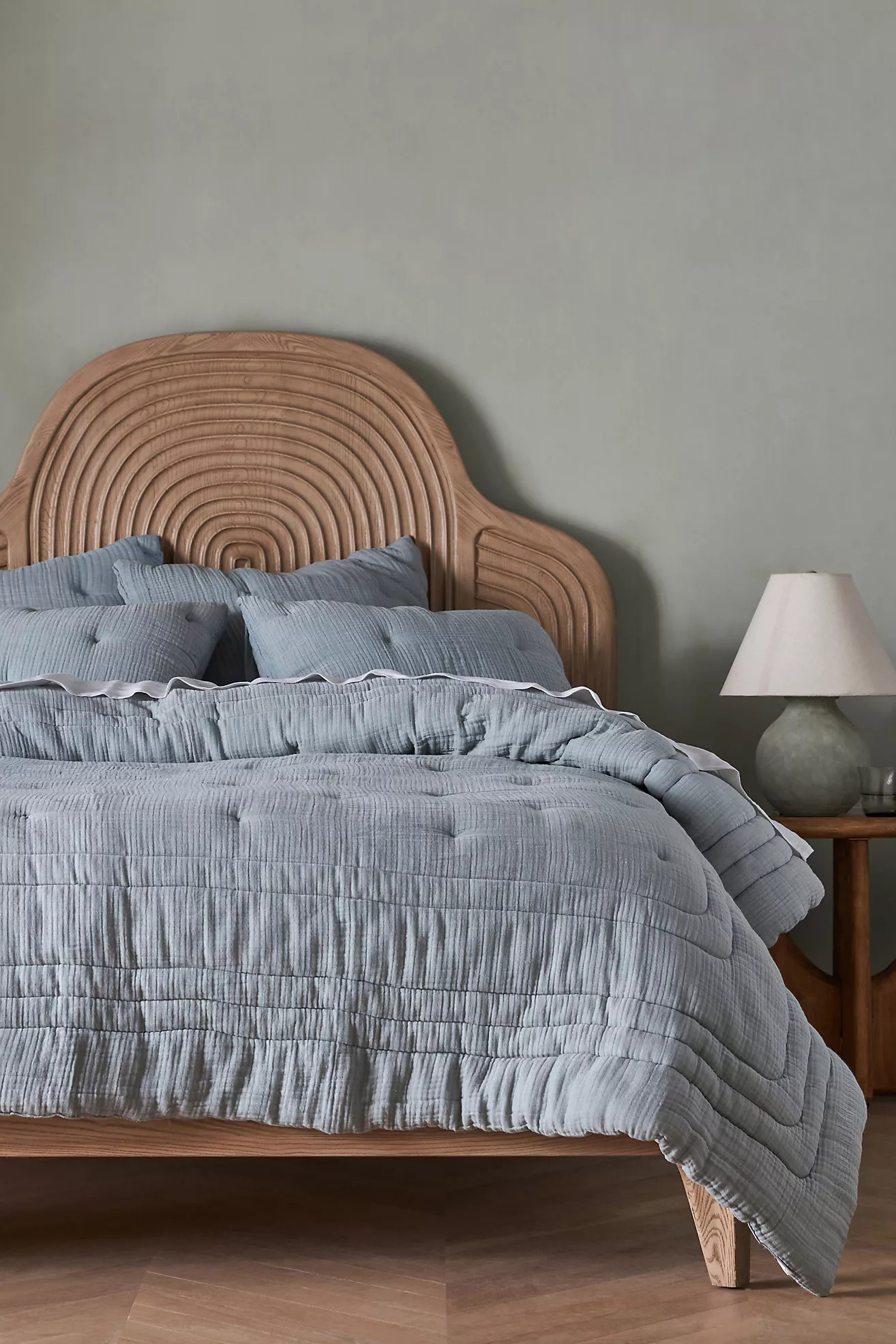 Elysian Cross-Dyed Gauze Quilt​ | Anthropologie (US)