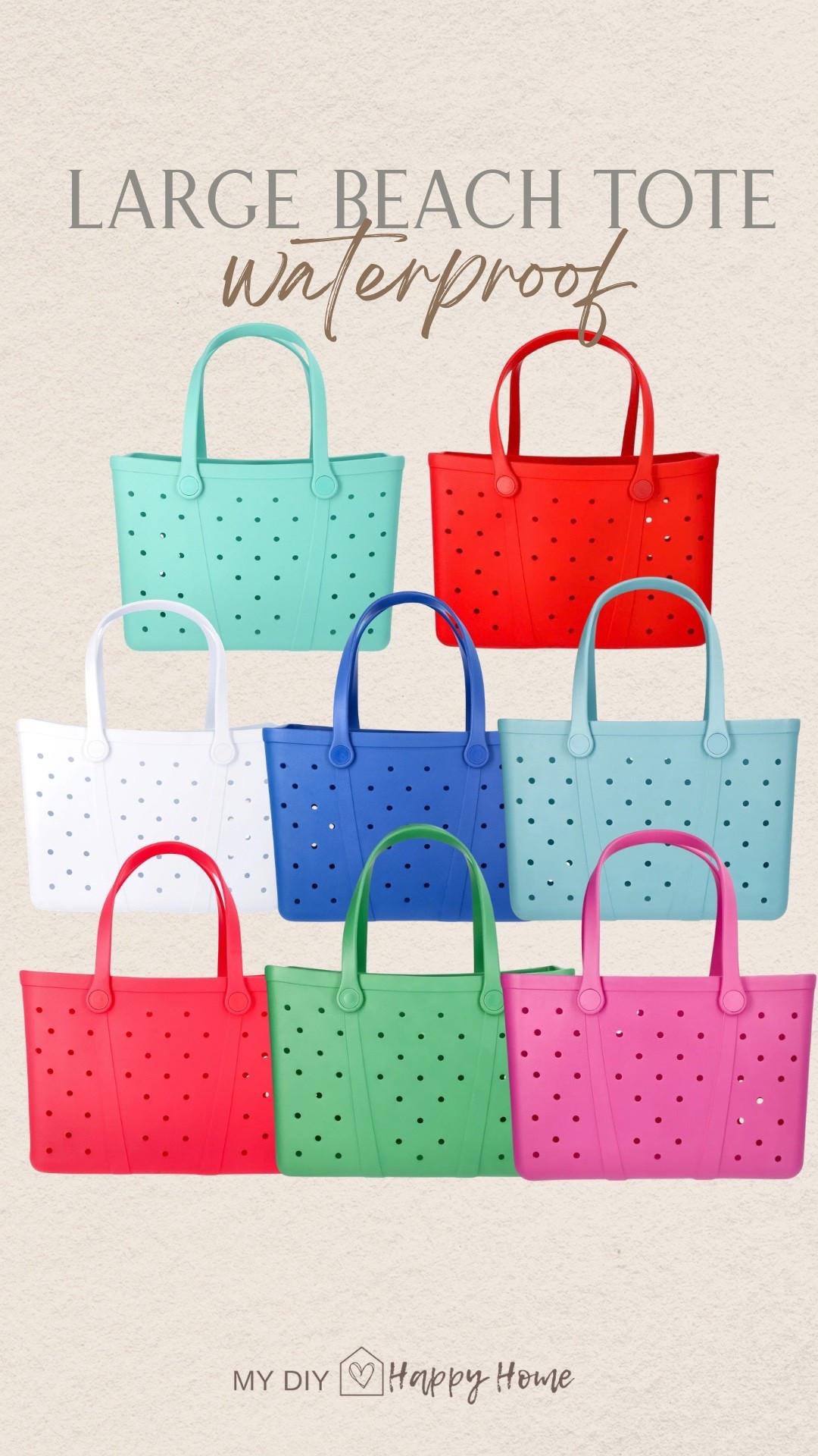 Waterproof tote 
Large tote bag perfect for the pool or beach 
8 color choices

#LTKmomlife #LTKSeasonal #LTKSwim