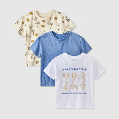 Grayson Mini Toddler Boys' 3pk T-Shirt | Target