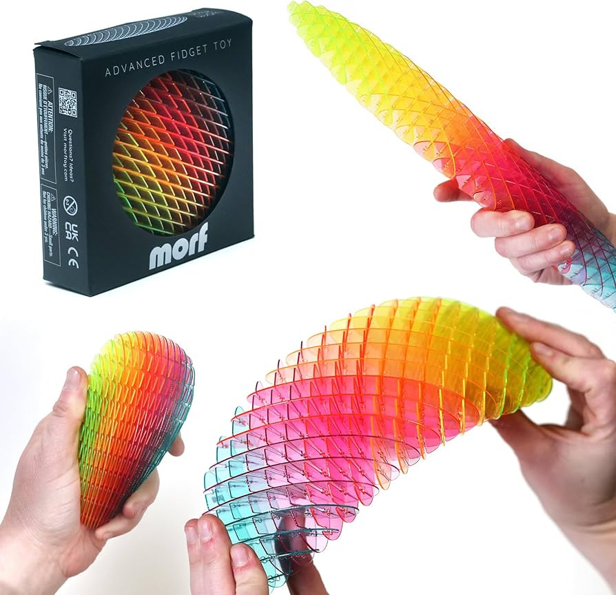 Morf Fidget Worm Toy - Desk Fidgets for Adults - Quiet Morf Worm Fidget Toy Sensory Toys - Fun an... | Amazon (US)