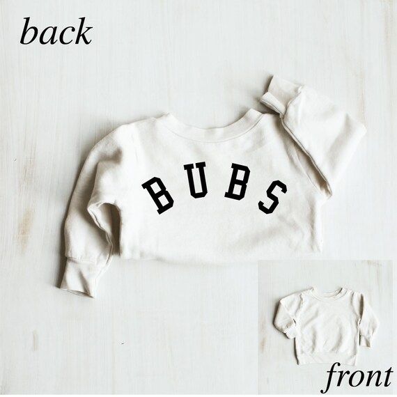 Kids Bubs™ Everyday Sweatshirt | Etsy | Etsy (US)