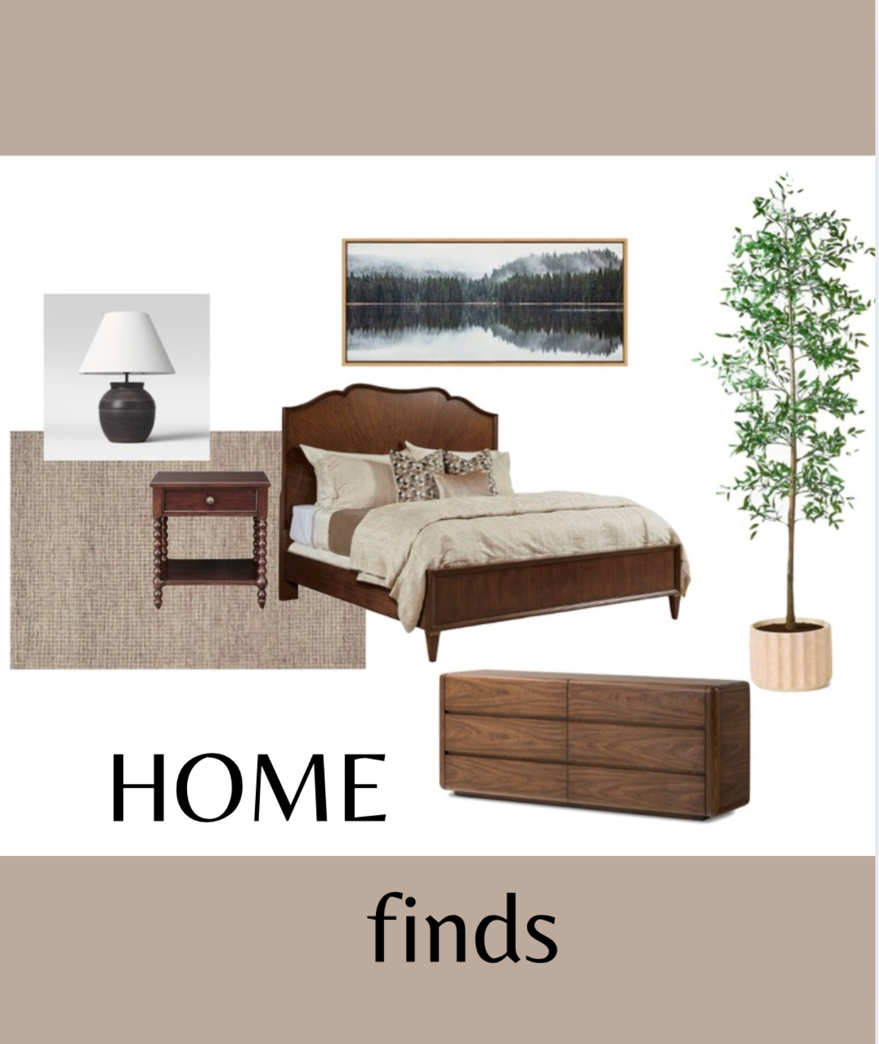 Affordable finds to create your bedroom with vintage vibe! 
DM me if you have any questions or would like me to find something else for you! 
home design /bedroom / vintage vibe / affordable / cozy room / target / rug / bed / tall tree / dresser / 

#LTKSaleAlert #LTKHome #LTKStyleTip