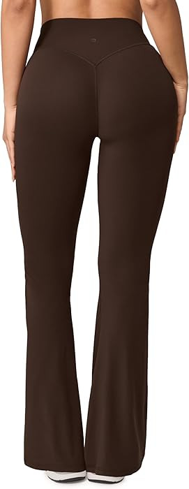 UNISSU Hugluxe Invisculpt No Front Seam High Waisted Yoga Pants Bootcut Flare Leggings for Women ... | Amazon (US)