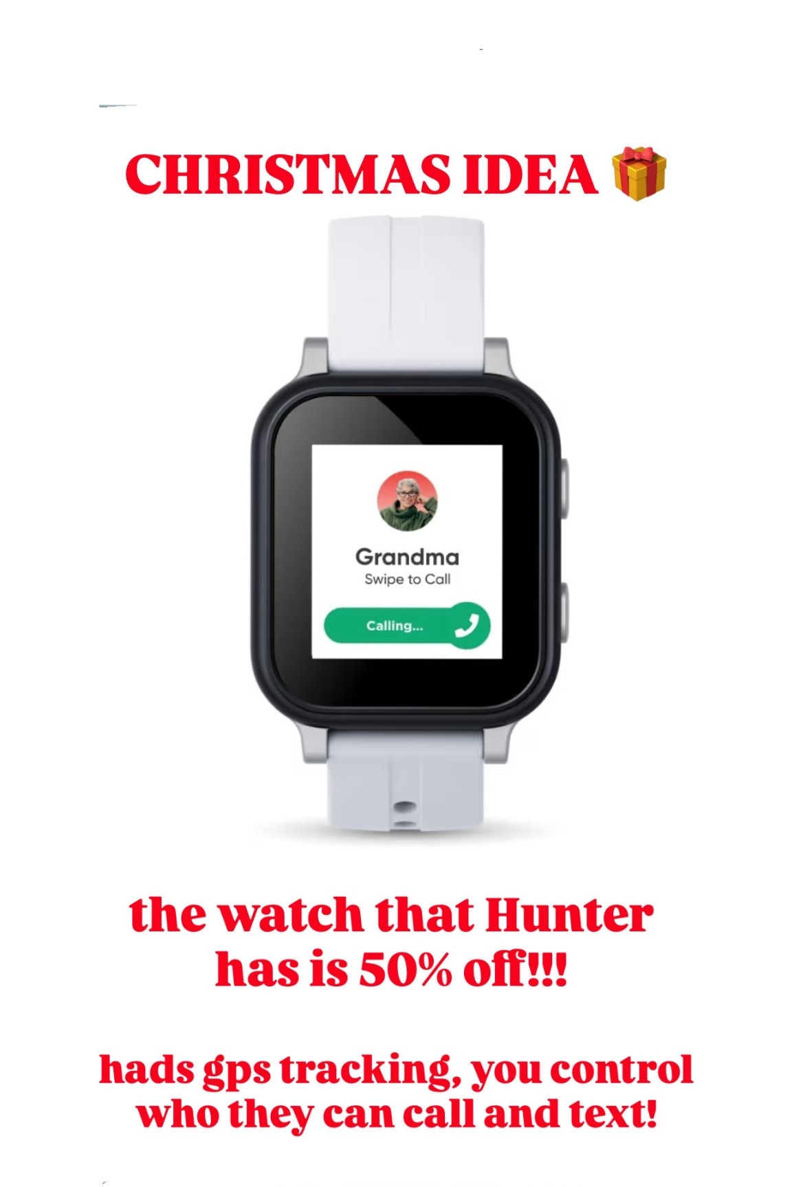 Smart watch for kids!  No social media and you can control the contacts. 

Christmas gift for kids. Amazon kids Christmas. Kids smart watch. 

#LTKHoliday #LTKKids #LTKmomlife