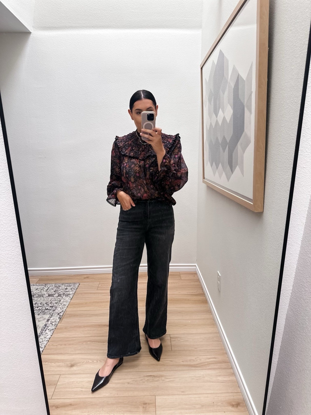 My top is on sale!! I’m in the medium, runs generously.

I’m in the 30 of the quince jeans!

#LTKCyberWeek