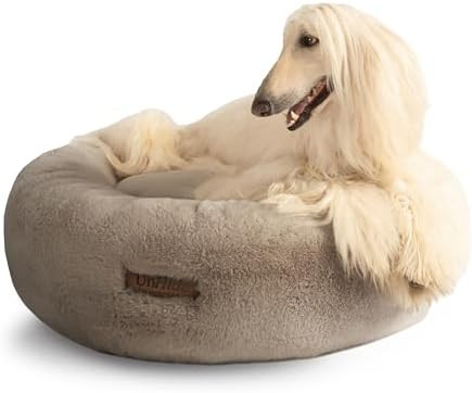 UnHide Floof Pet Bed - Large (35" x 12") - Extra Soft Dog Bed - Removable Faux Fur Cover - Machin... | Amazon (US)
