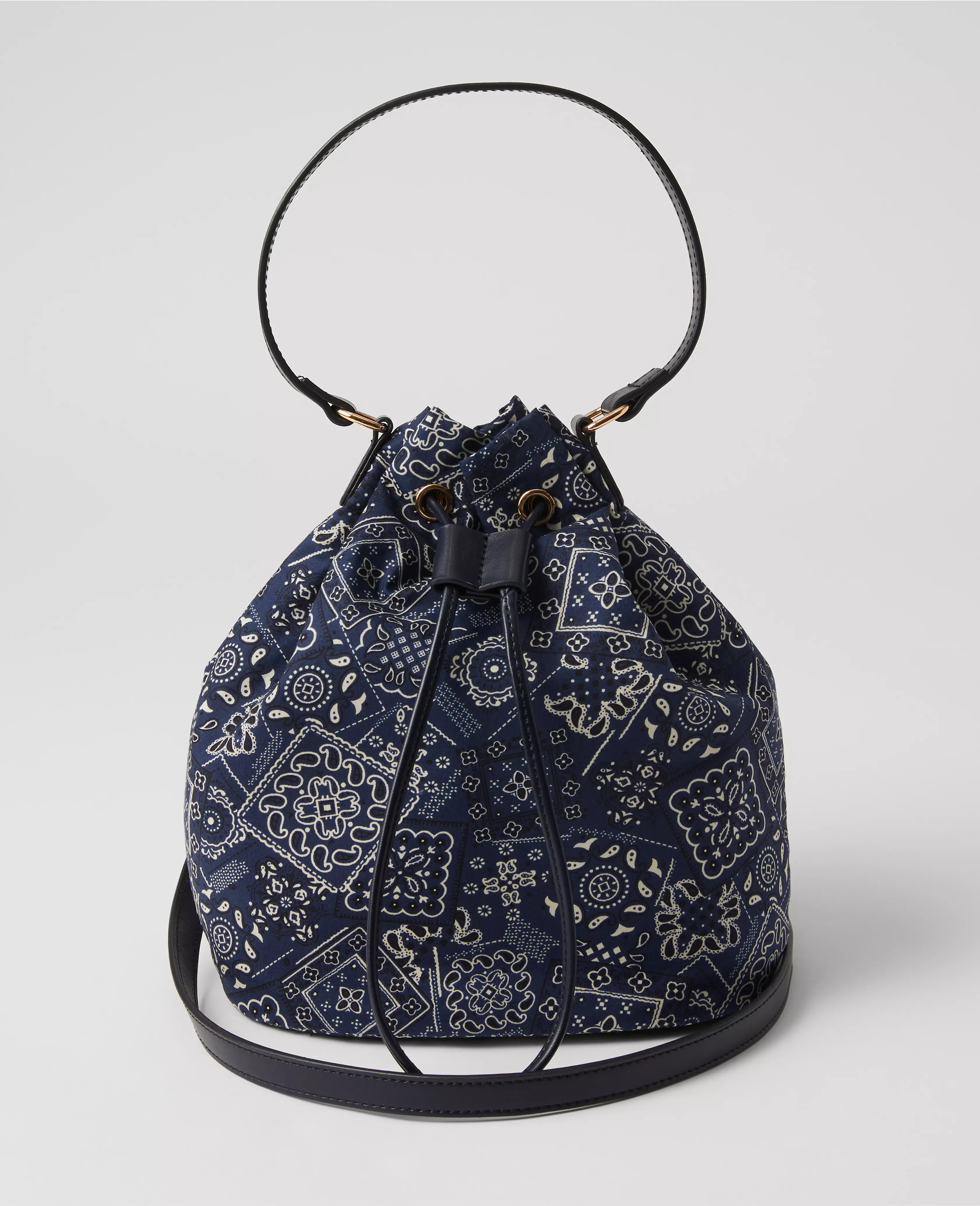 Bandana Bucket Bag | Ann Taylor