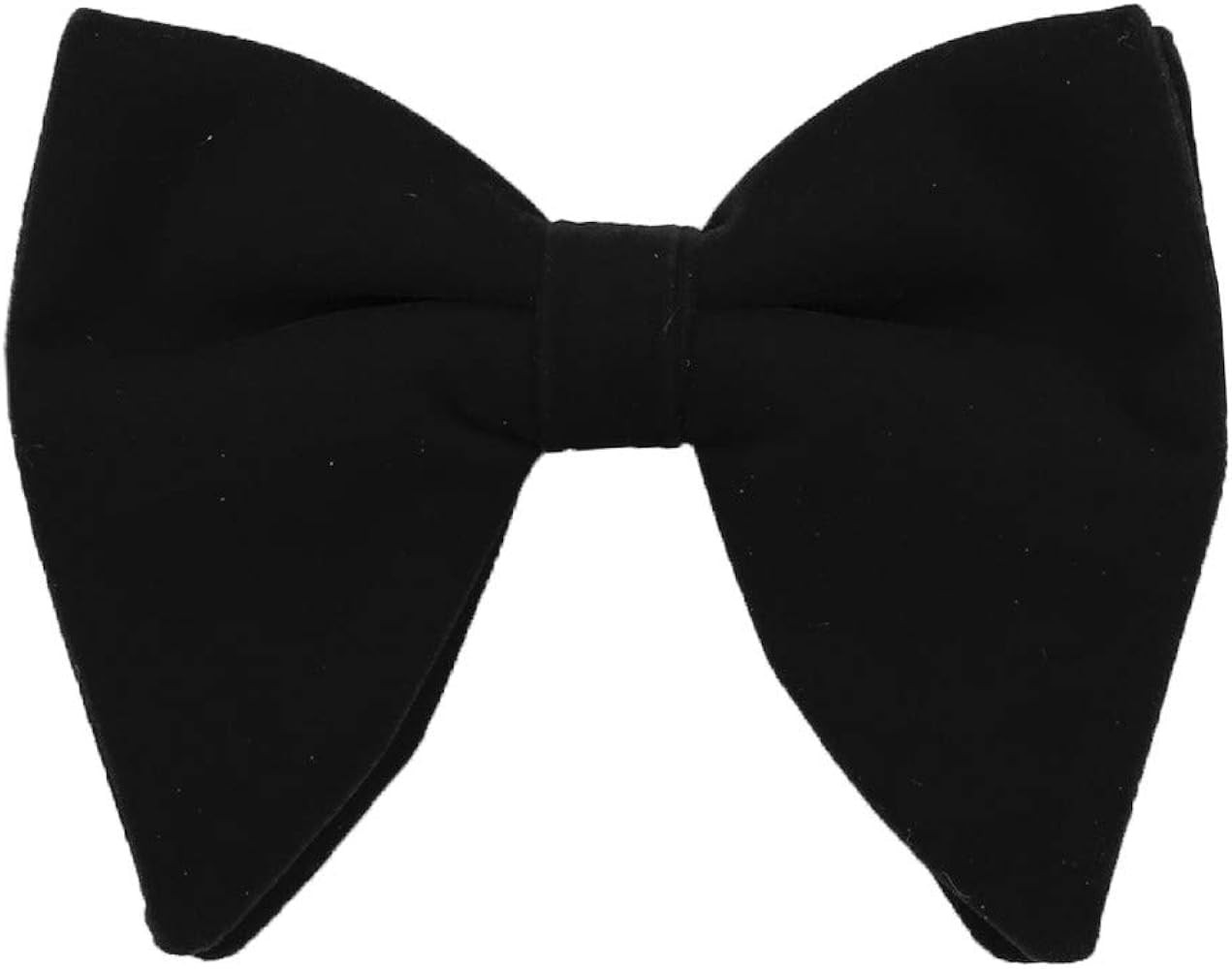 Dan Smith Mens Big Bow Ties Set Soild Velvet Oversize Pre-Tied Bow Tie Hanky Cuff Hankchief Cuffl... | Amazon (US)