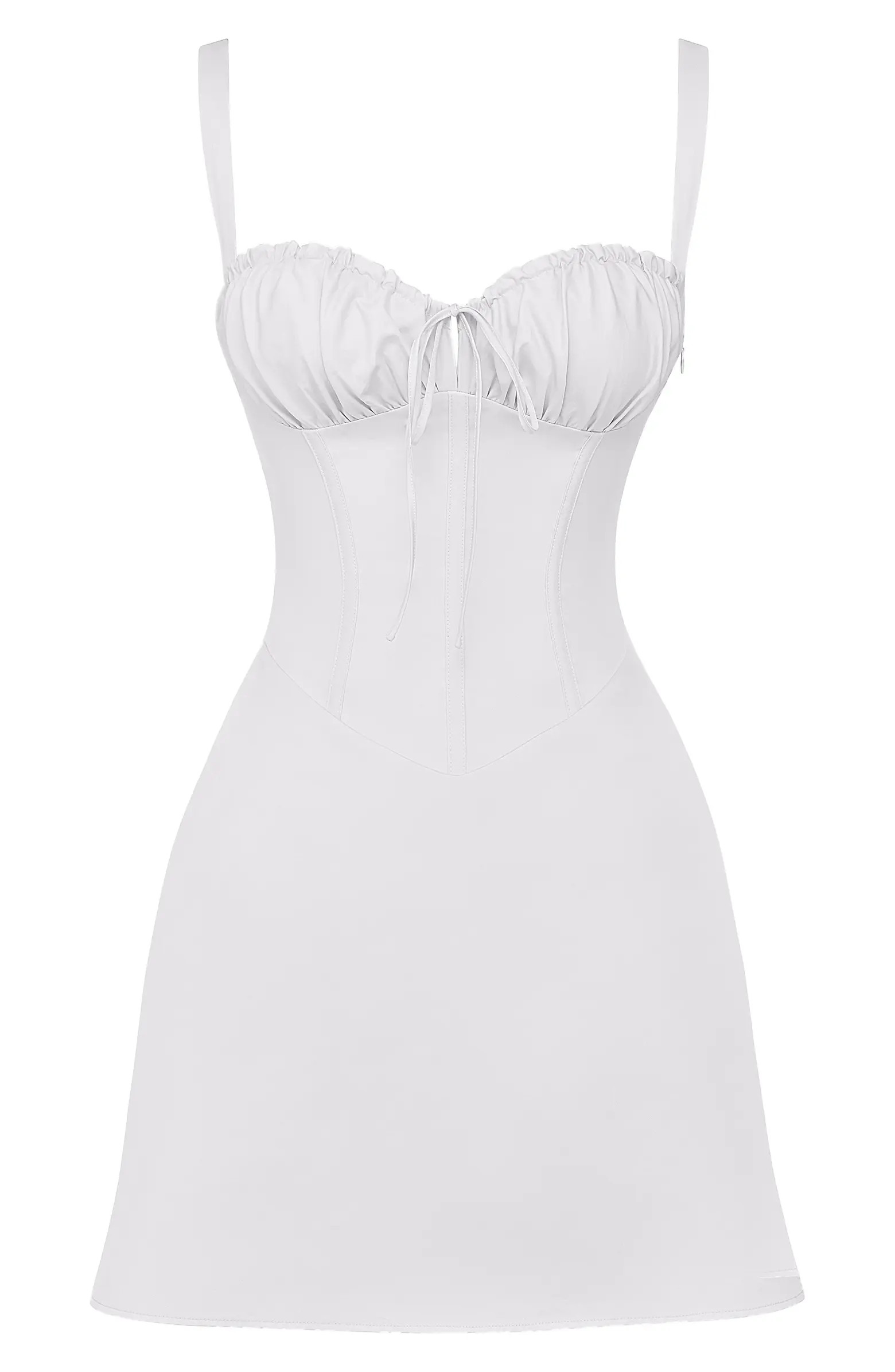 Carlotta Corset Bodice Cotton Blend Cocktail Dress | Nordstrom