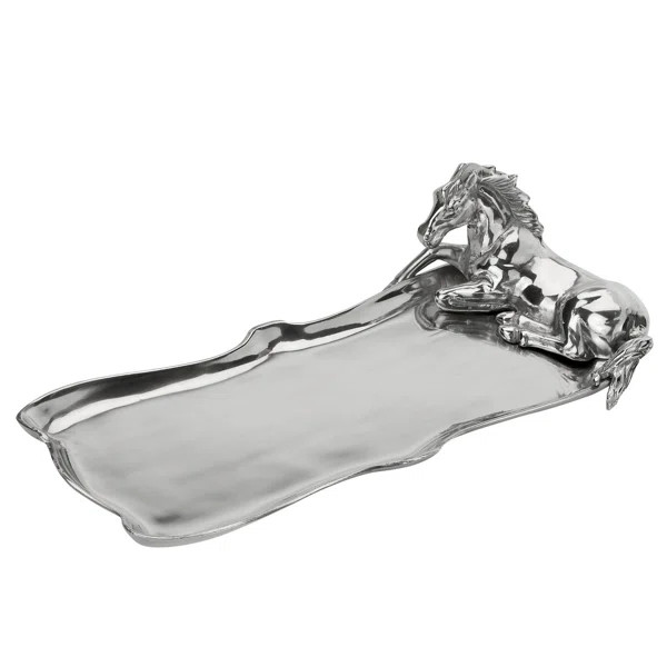 Horse Metal Decorative Tray | Perigold