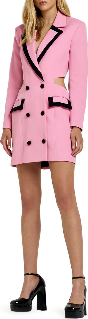 Cutout Tie Back Blazer Dress | Nordstrom