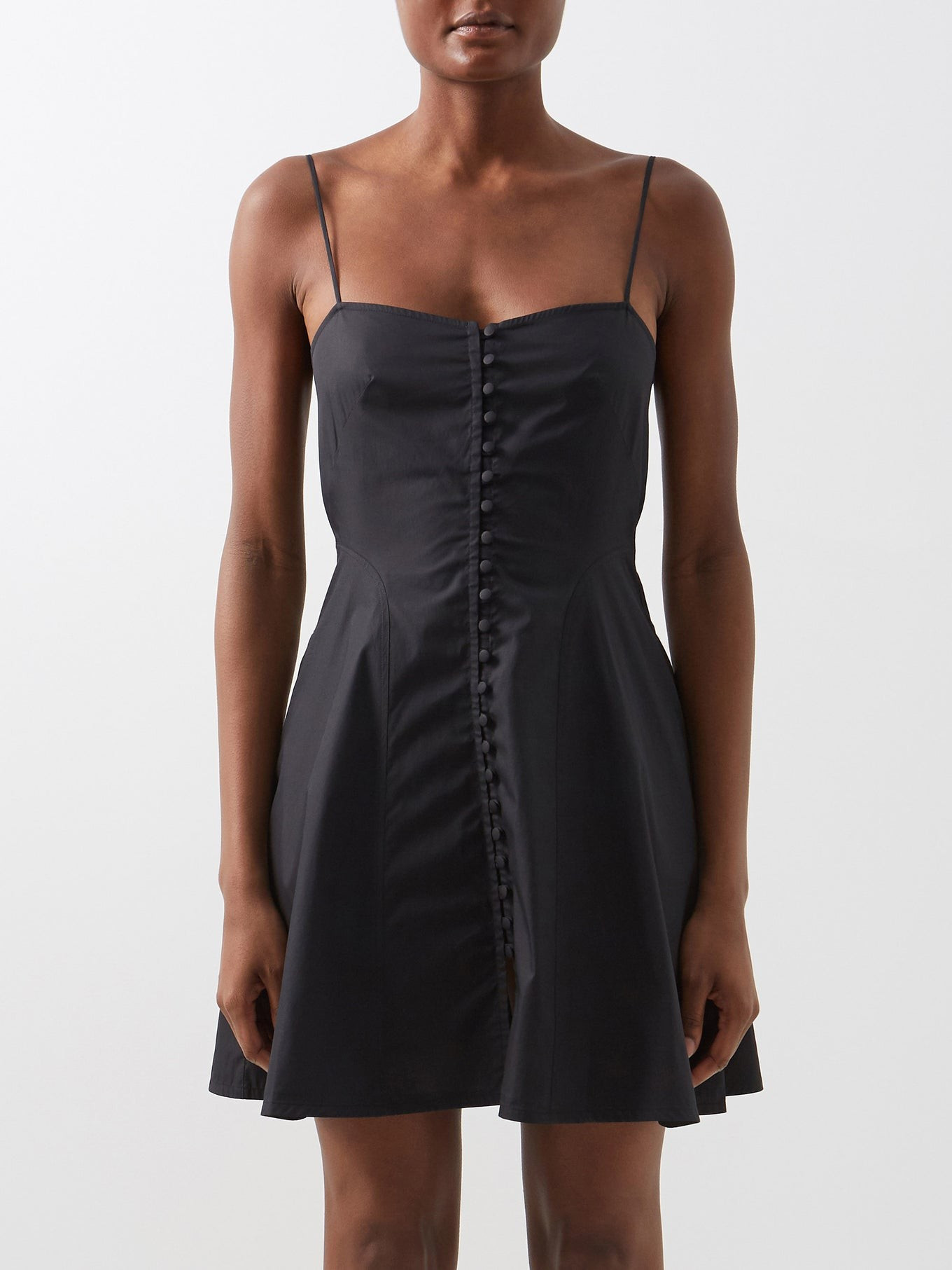 Eileen buttoned cotton-poplin dress | Three Graces London | Matches (US)