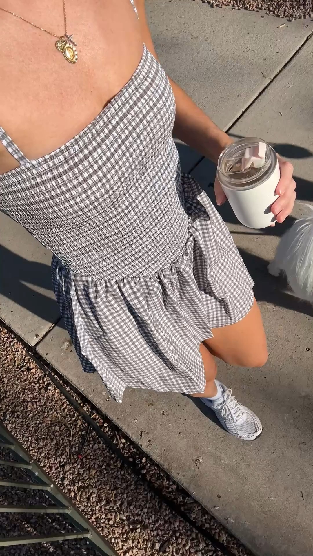 I’m 5’7” wearing my usual size XS but I wish I got a small! Code SHORTSAF stacks on the sale this weekend!