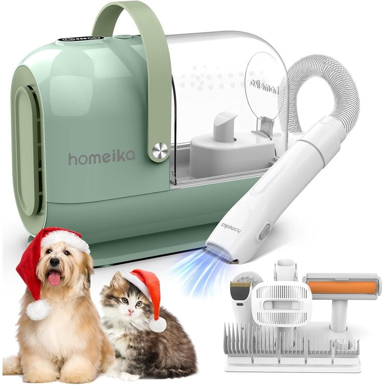 Homeika 3L Pet Grooming Kit & Dog Hair Vacuum, 99% Pet Hair Suction Pet Vacuum Groomer with 7 Pet... | Walmart (US)
