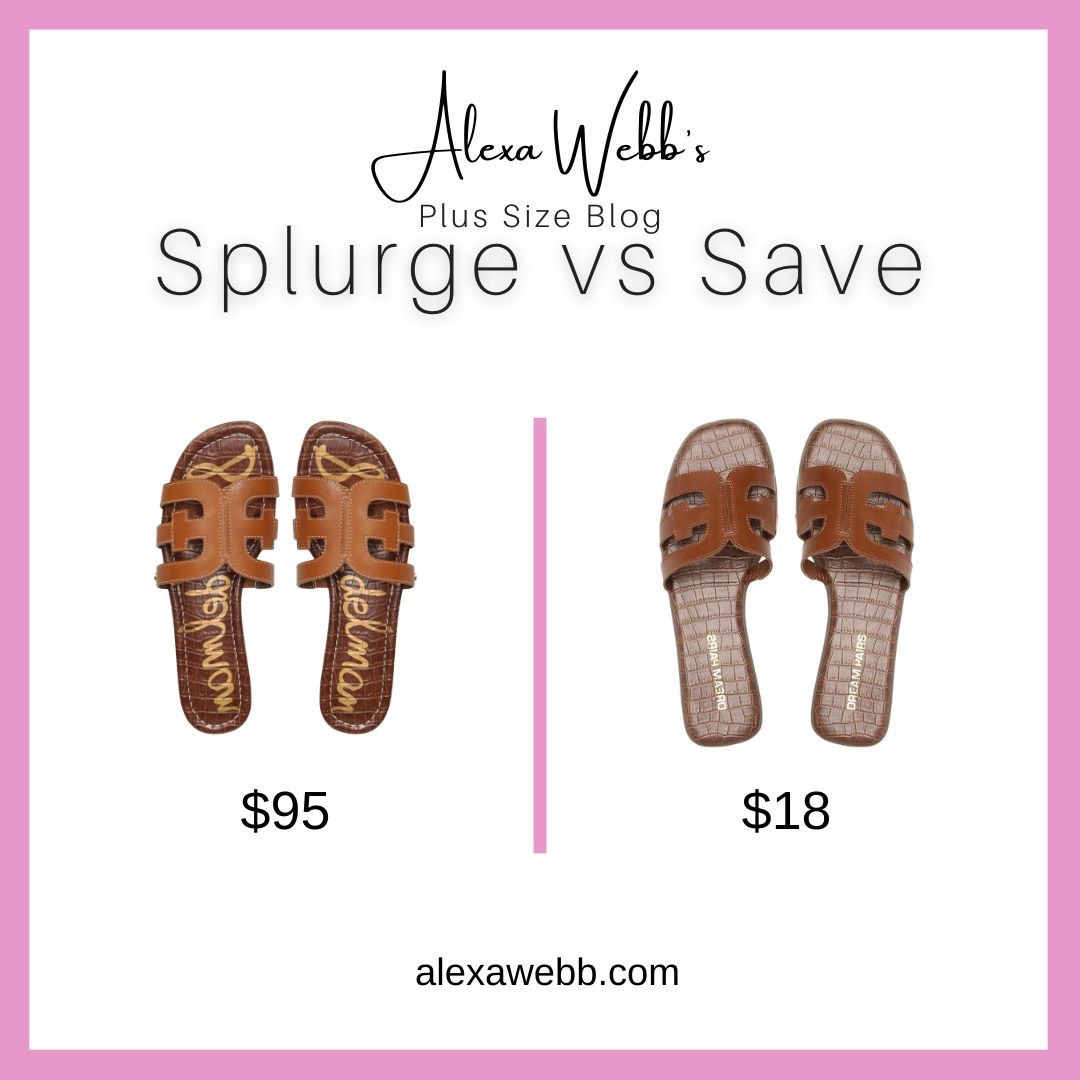 Slide Sandals- Splurge vs Save by Alexa Webb #plussize

#LTKSummerEdit #LTKStyleTip #LTKPlusSize