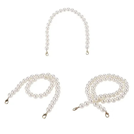 YFMHA Pearl Strap for Bag DIY Purse Handle Shoulder Handbag Replacement Chains | Walmart (US)