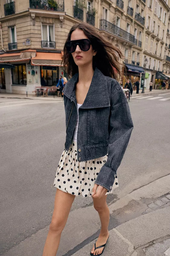 POLKA DOT BALLOON SKORT | Zara FR