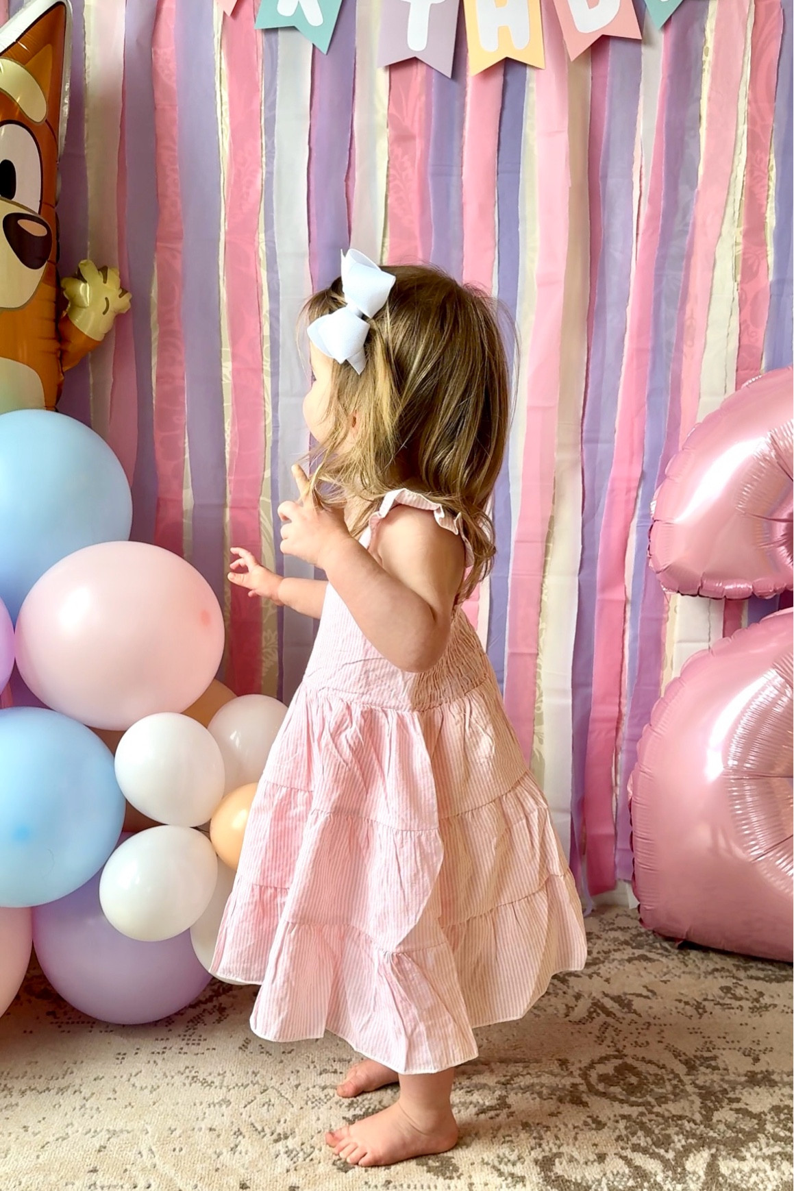 Toddler birthday party dress 

Two year old | dress | bow | birthday outfit 

#LTKParties #LTKFindsUnder50 #LTKKids