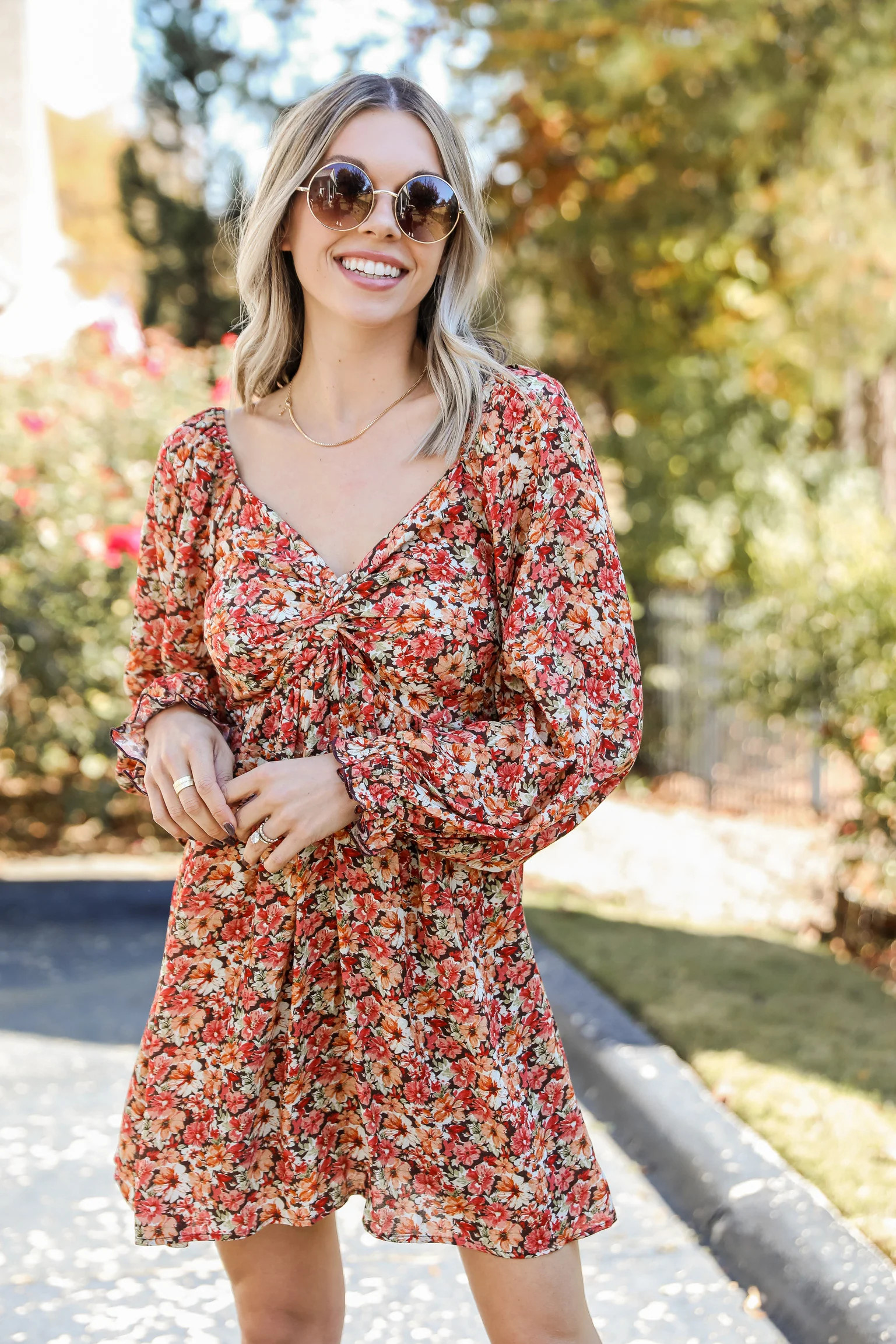 FINAL SALE - Sweet Beauty Floral Mini Dress | Dress Up