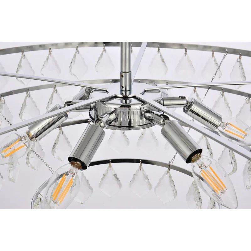 Marina 6 - Light Unique Tiered Chandelier with Crystal | Wayfair North America