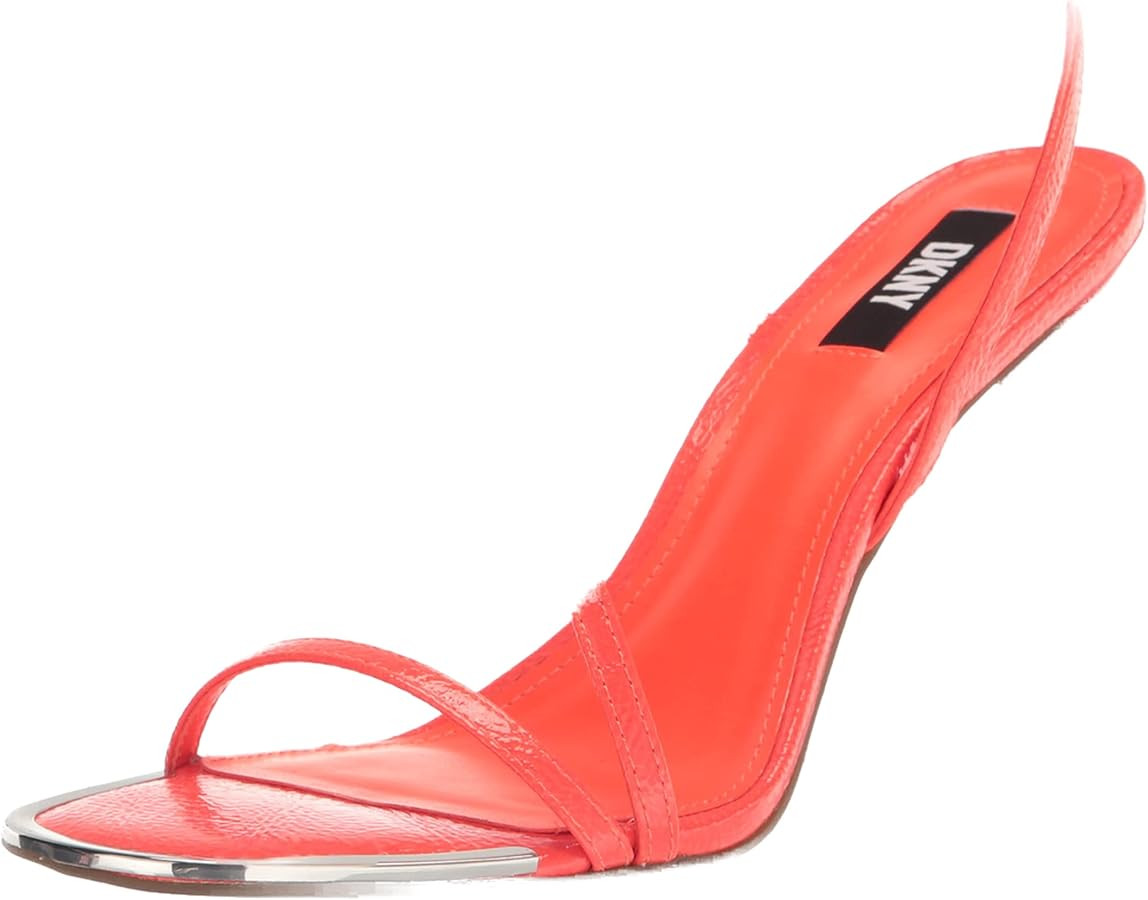 DKNY Women's Open Toe Diaganol Strap Heel Heeled Sandal | Amazon (US)