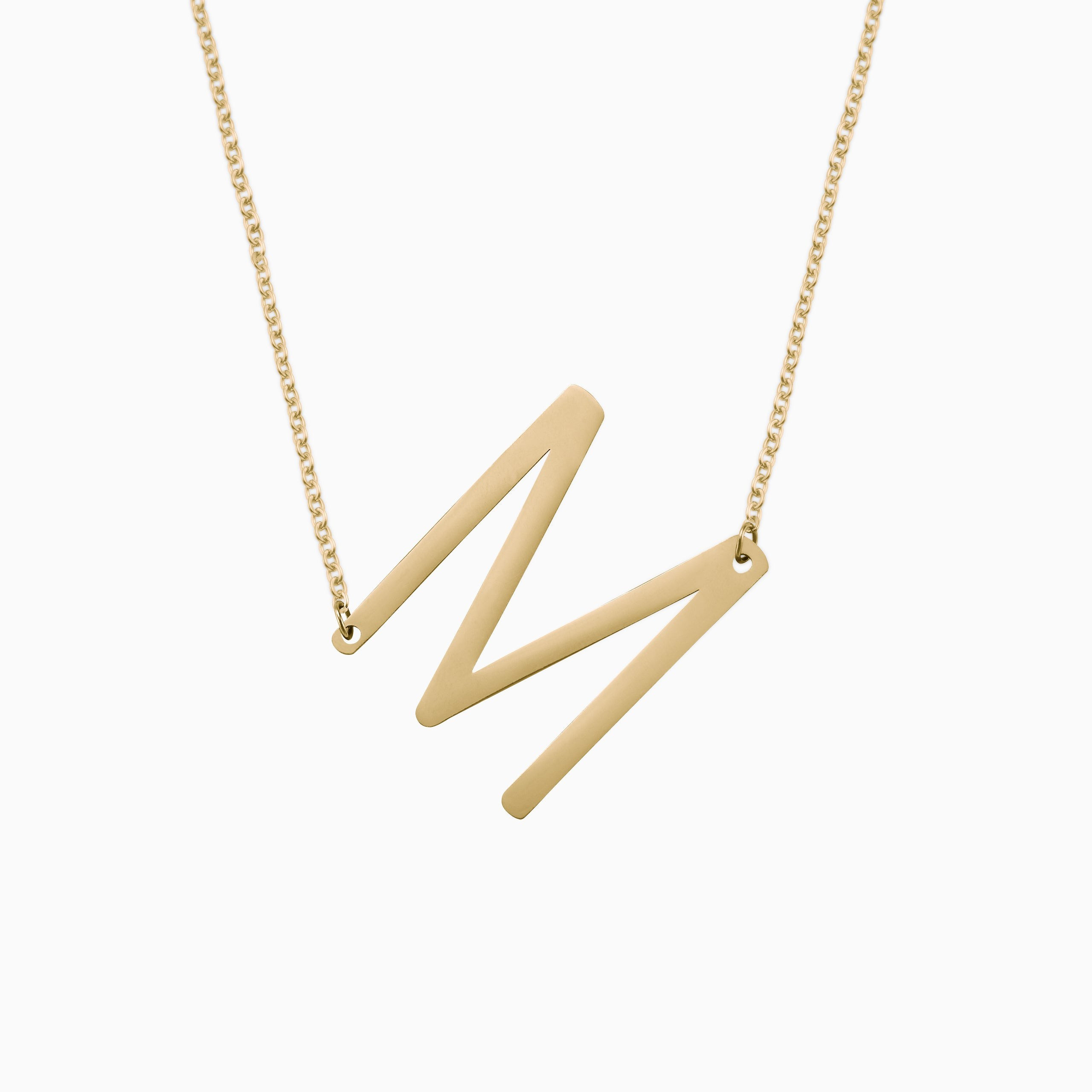 Statement Initial Necklace | Mint & Lily
