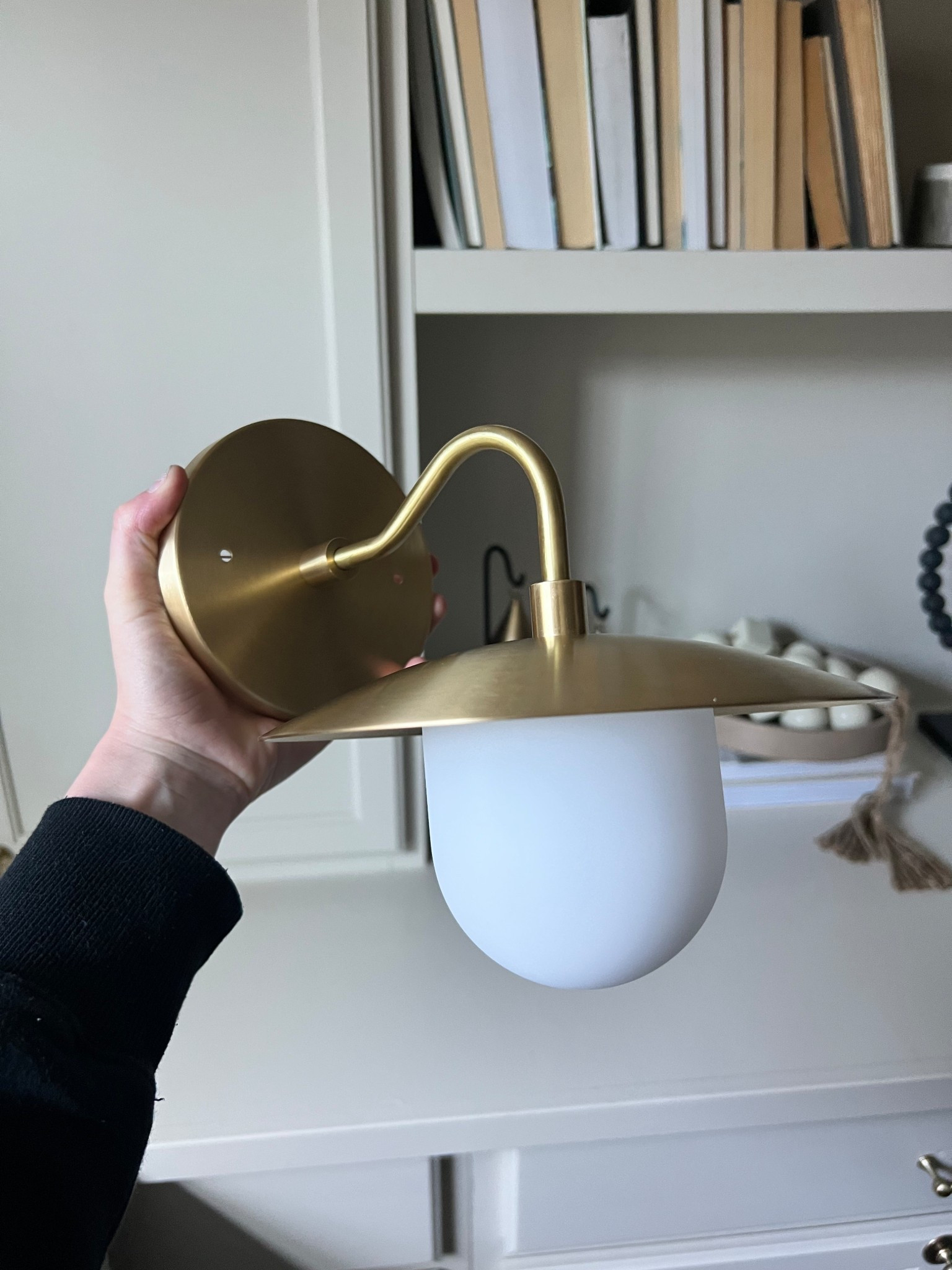 The prettiest sconce just showed up 🤩 might need to order a few more! 

#LTKHome