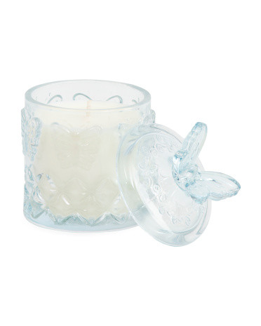 Small Jar Candle With Butterfly Lid | TJ Maxx