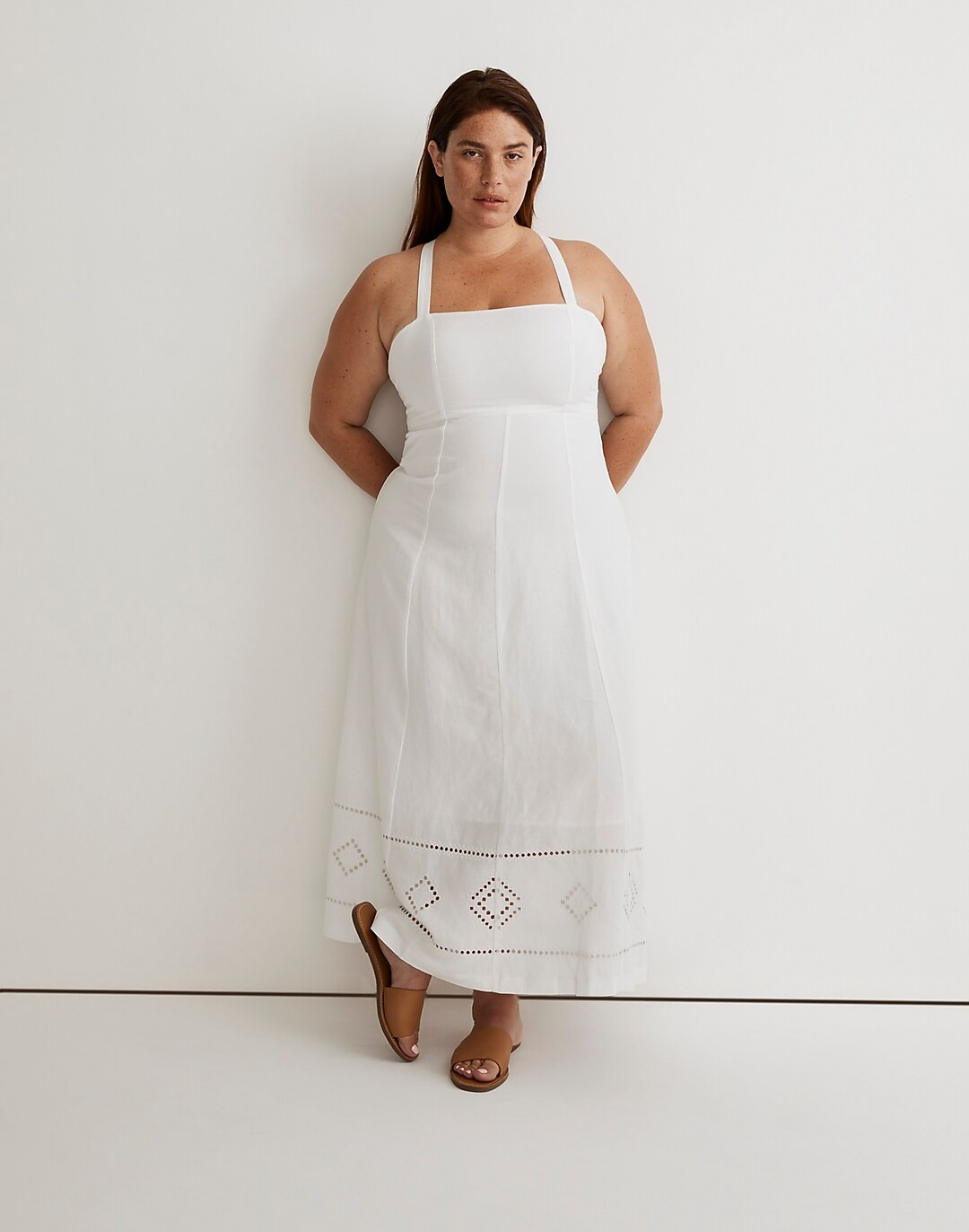 Plus Tie-Back Cami Midi Dress | Madewell